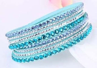Baby Blue Crystal Bracelet